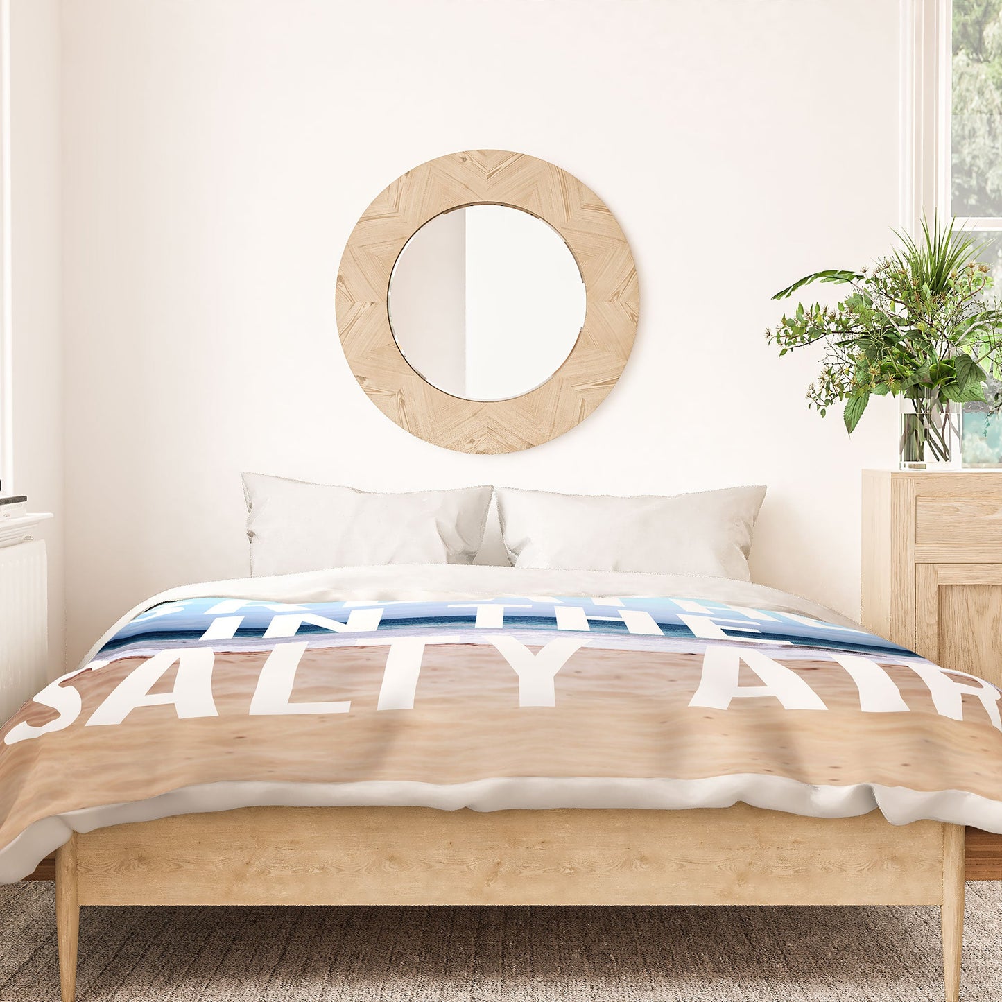 Leah Flores Breathe Duvet Cover