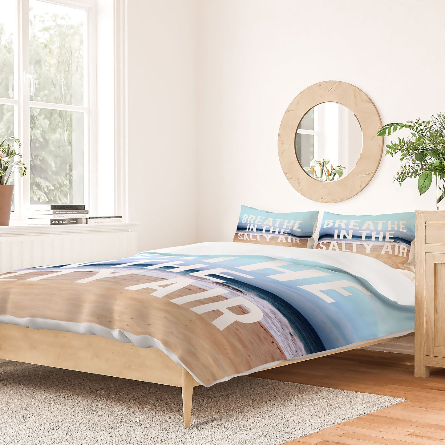Leah Flores Breathe Duvet Cover