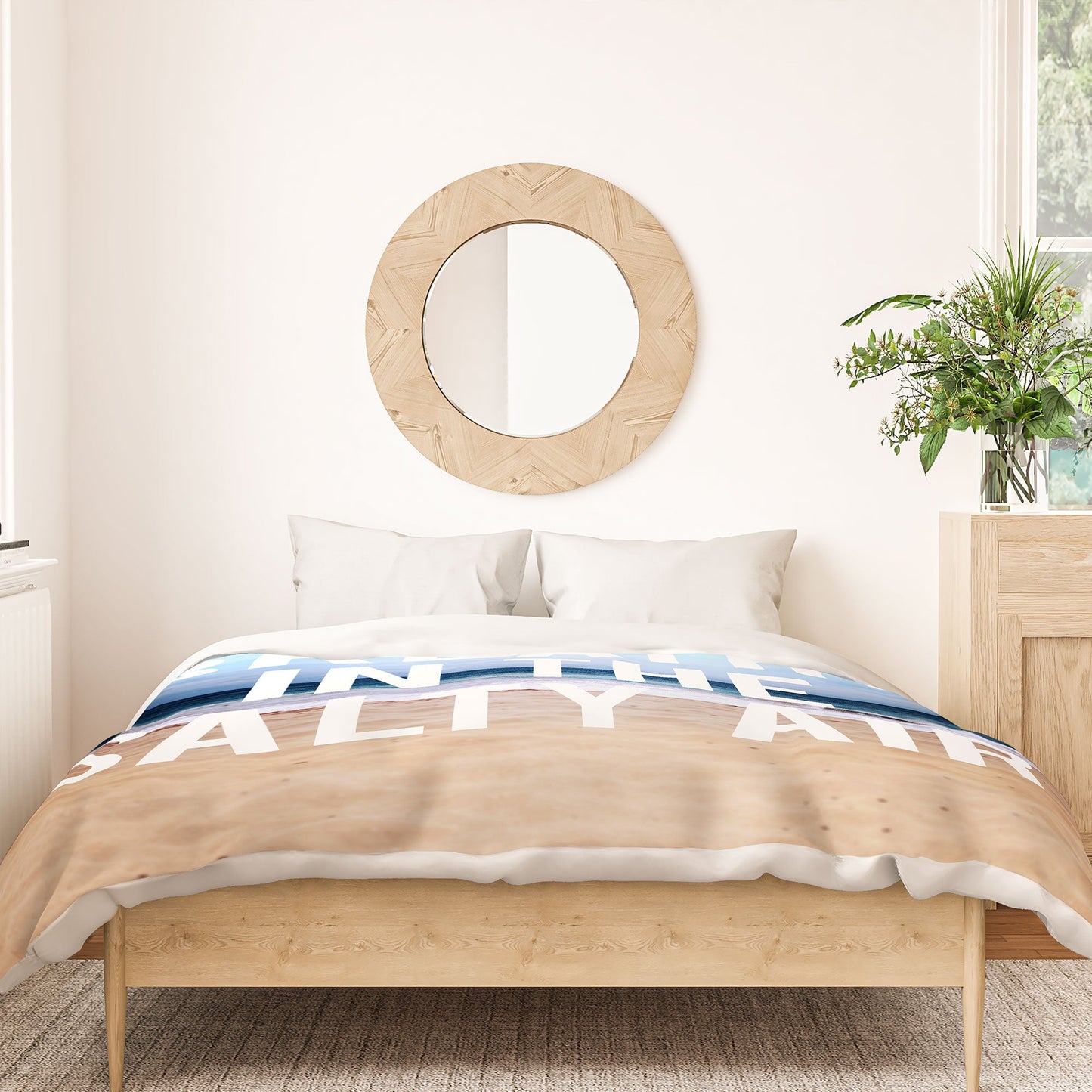 Leah Flores Breathe Duvet Cover