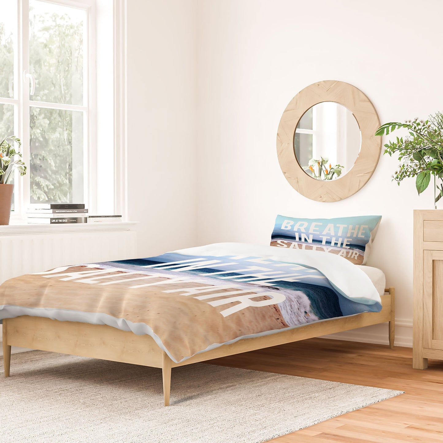Leah Flores Breathe Duvet Cover