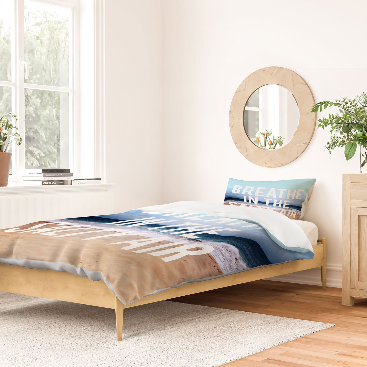 Leah Flores Breathe Duvet Cover