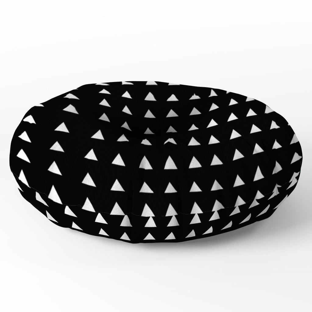 Leah Flores Classic Confetti Floor Pillow Round