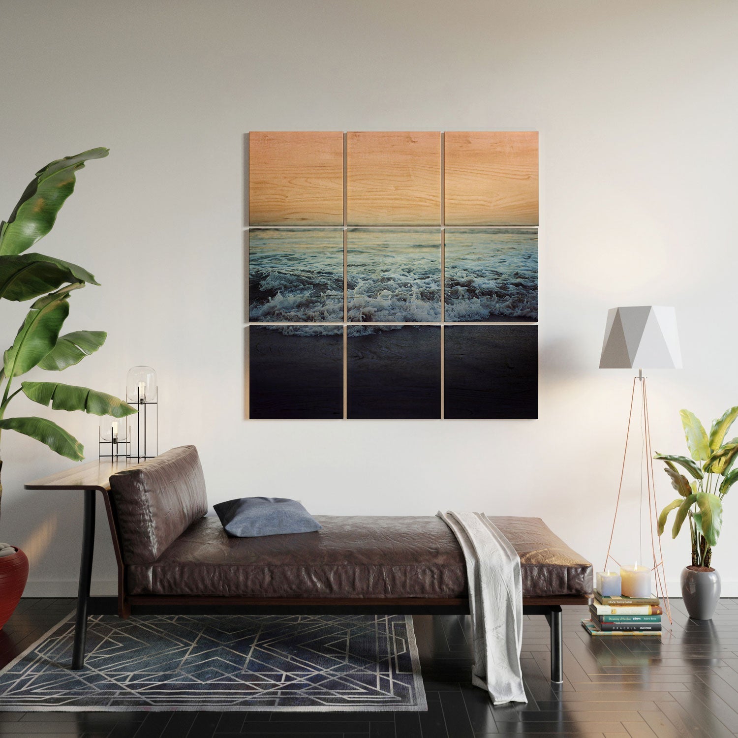 Leah Flores Crash Into Me Wood Wall Mural