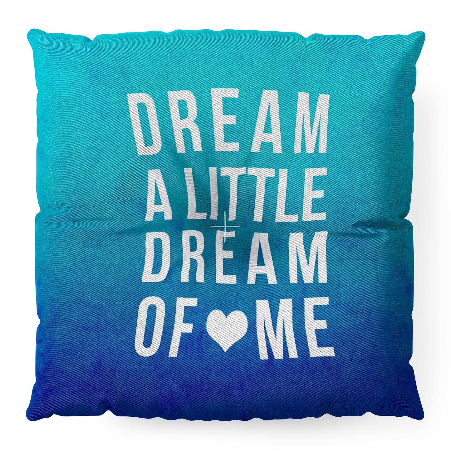 Leah Flores Dream Blue Floor Pillow Square