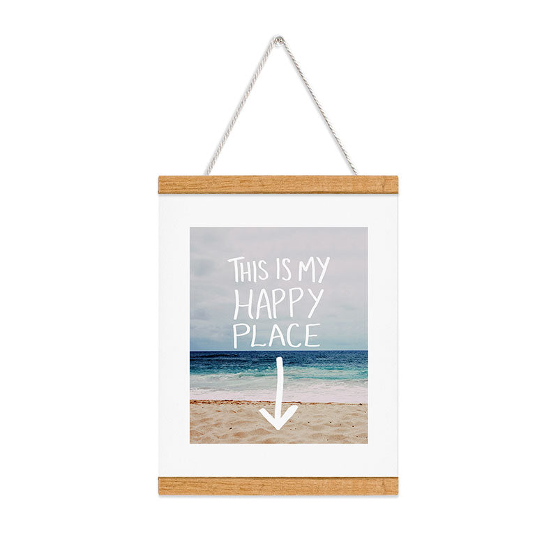 Leah Flores Happy Place X Beach Art Print