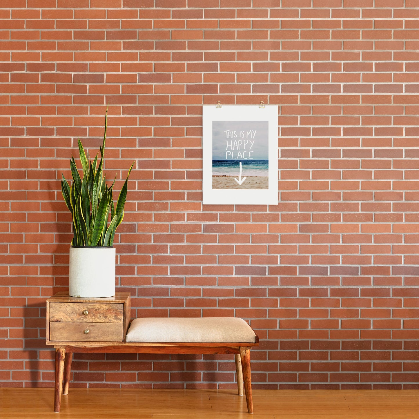 Leah Flores Happy Place X Beach Art Print