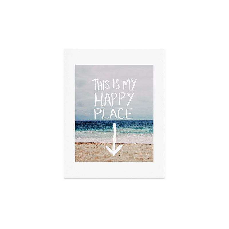 Leah Flores Happy Place X Beach Art Print