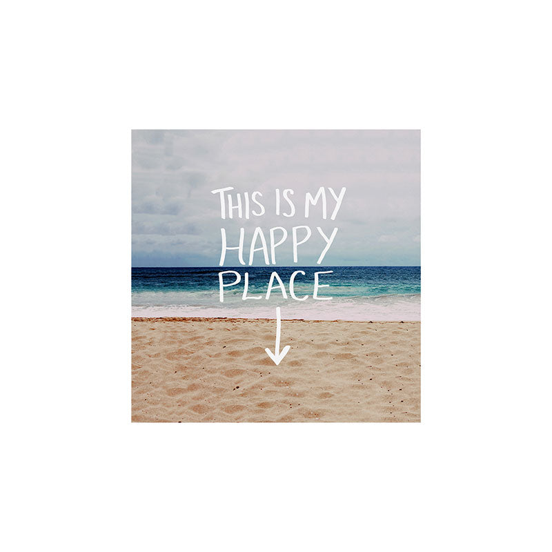 Leah Flores Happy Place X Beach Art Print