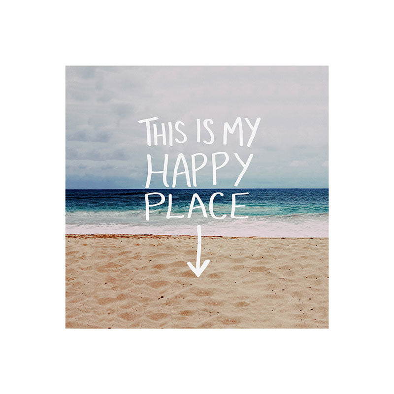 Leah Flores Happy Place X Beach Art Print