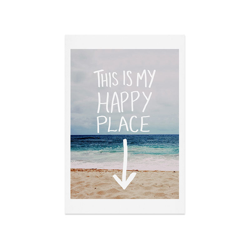 Leah Flores Happy Place X Beach Art Print