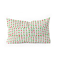 Leah Flores Holiday Polka Dots Oblong Throw Pillow