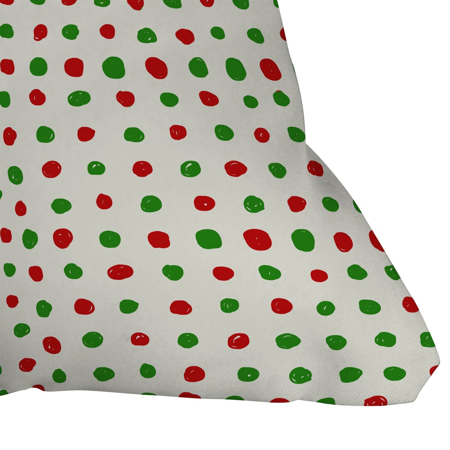 Leah Flores Holiday Polka Dots Outdoor Throw Pillow