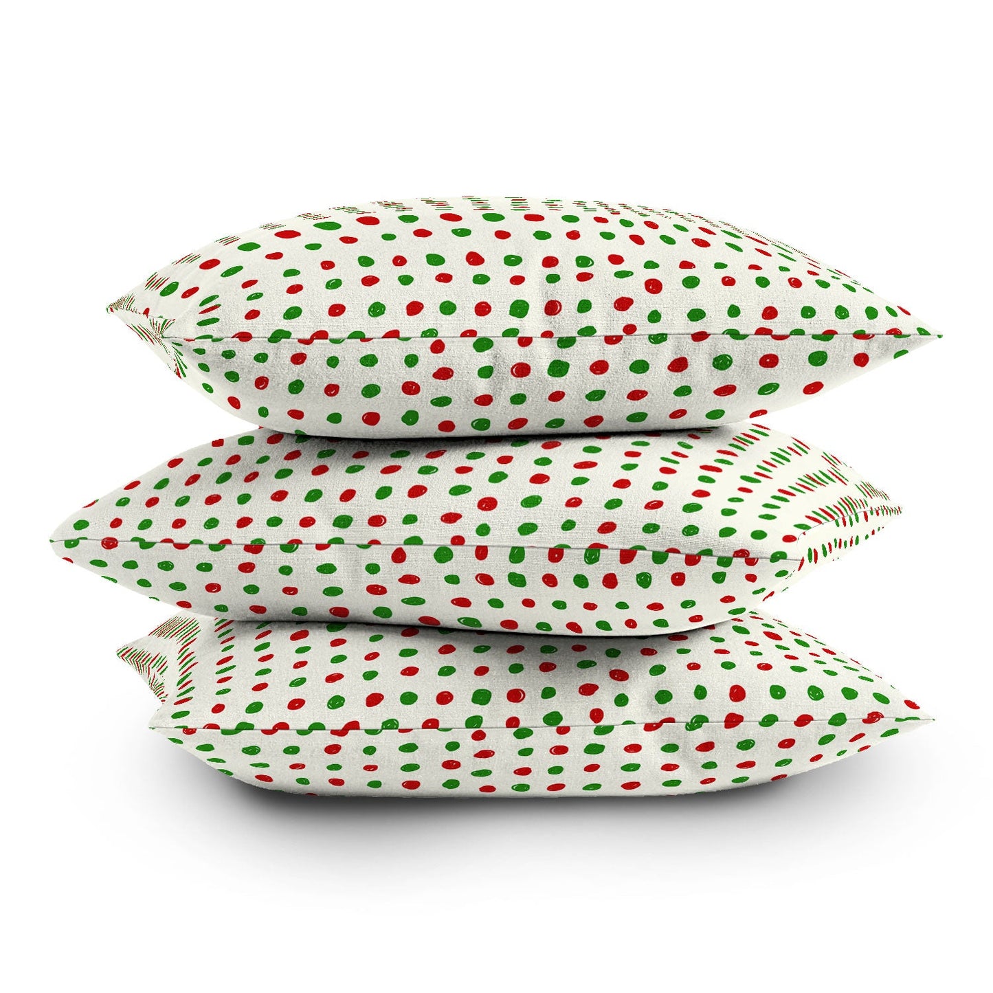 Leah Flores Holiday Polka Dots Outdoor Throw Pillow