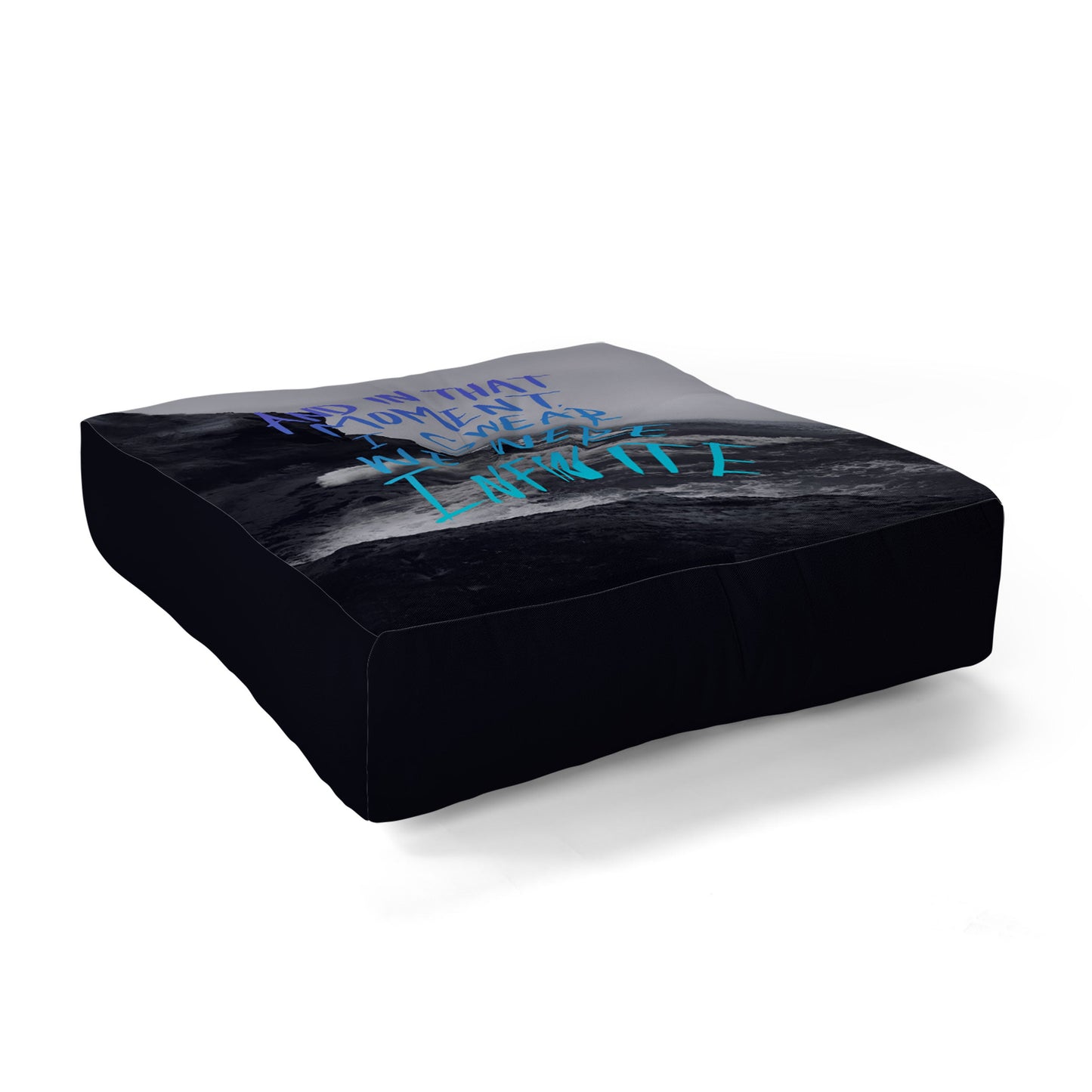 Leah Flores Infinite Floor Pillow Square