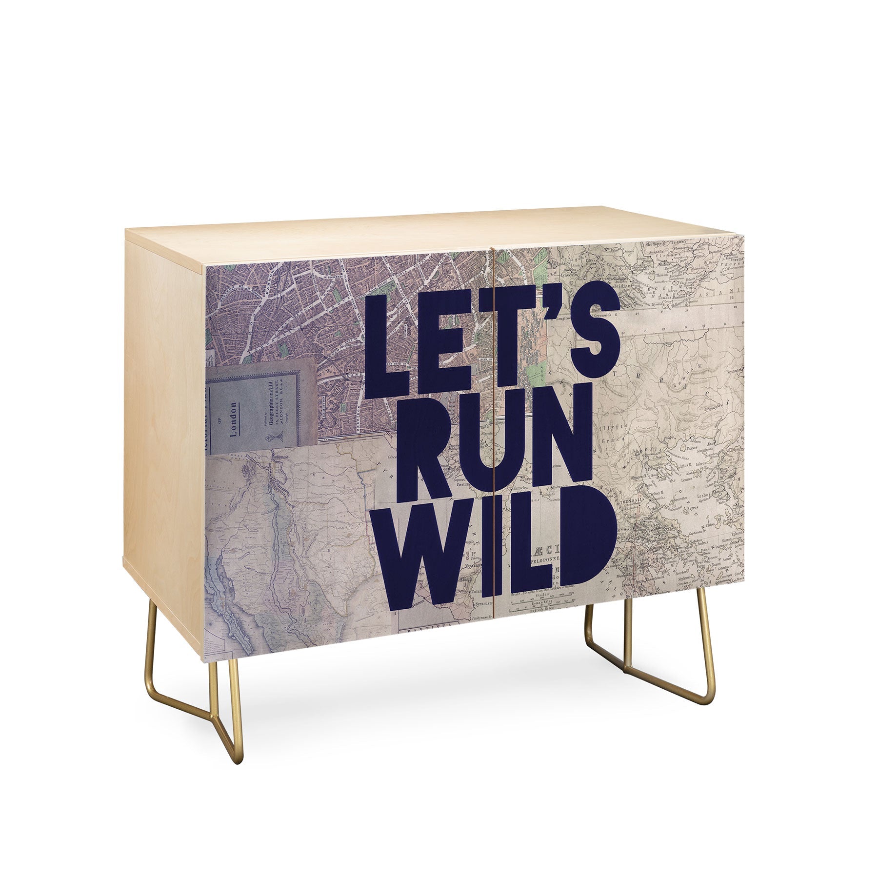 Leah Flores Lets Run Wild X Maps Credenza