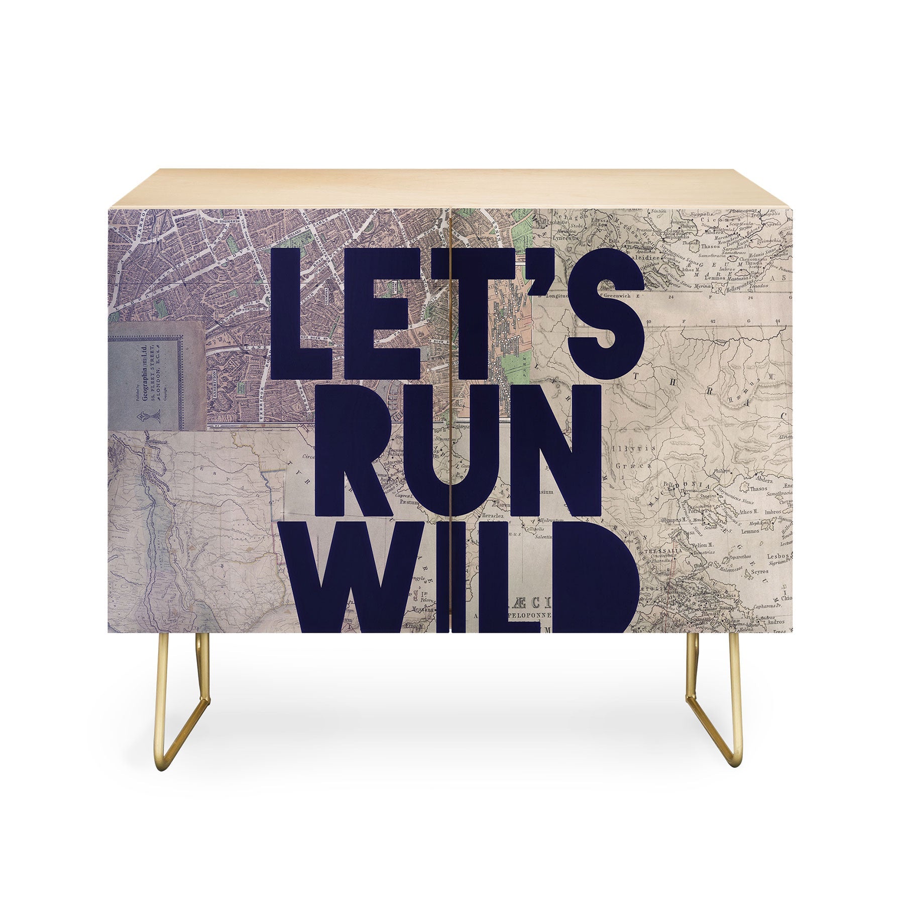 Leah Flores Lets Run Wild X Maps Credenza