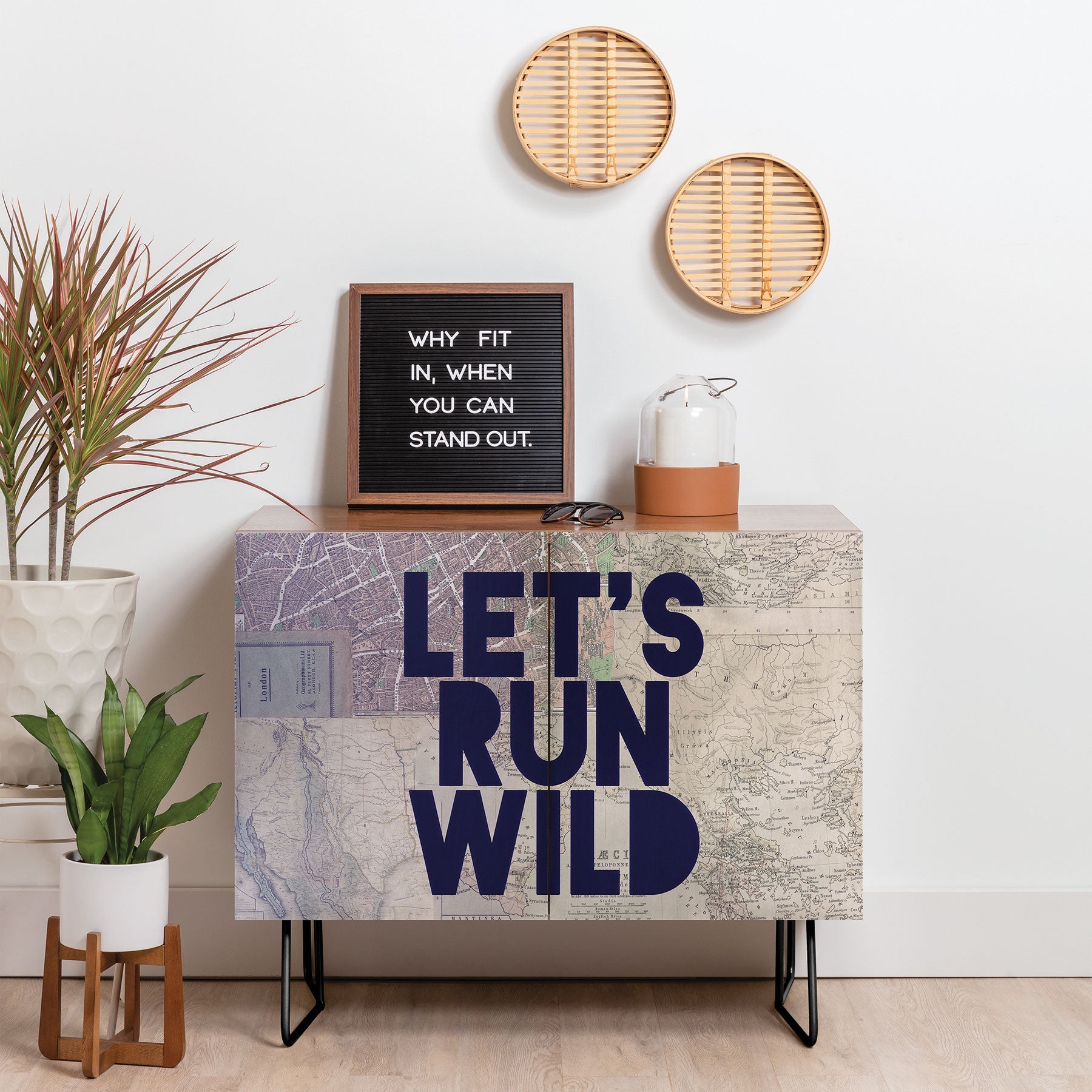 Leah Flores Lets Run Wild X Maps Credenza