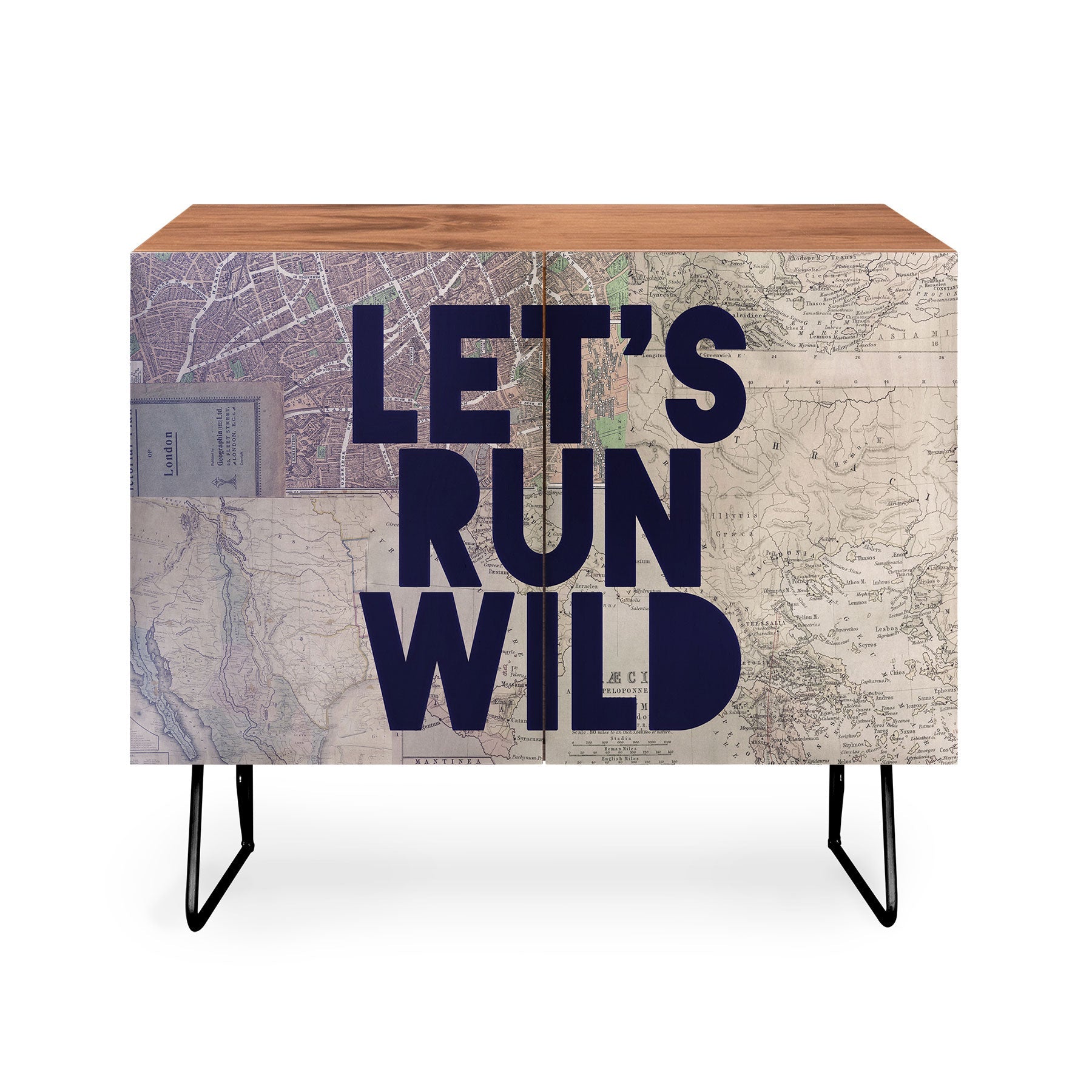 Leah Flores Lets Run Wild X Maps Credenza
