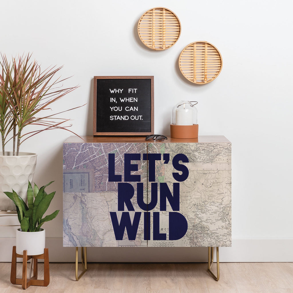 Leah Flores Lets Run Wild X Maps Credenza