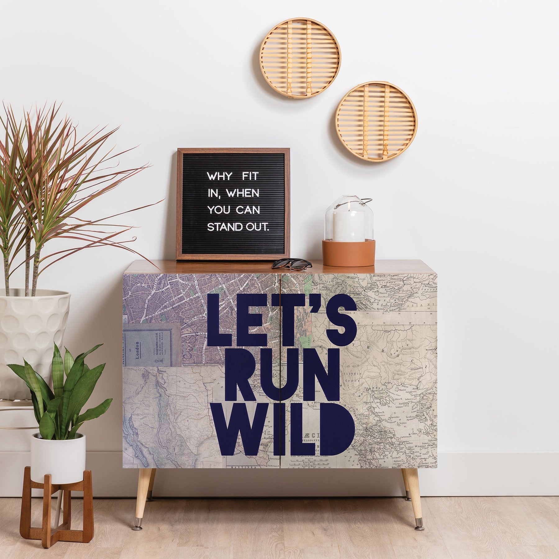 Leah Flores Lets Run Wild X Maps Credenza