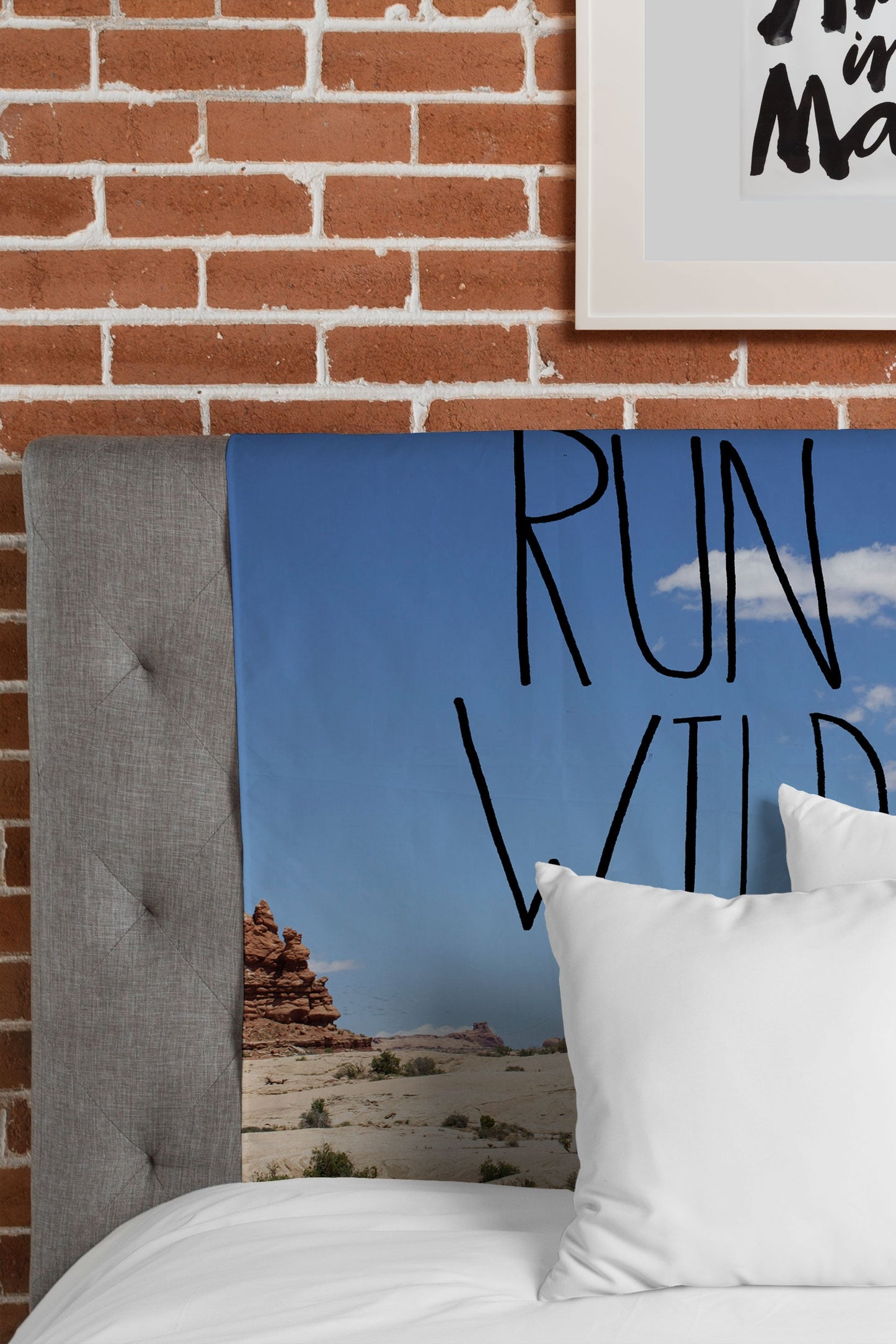 Leah Flores Lets Run Wild X Moab Tapestry