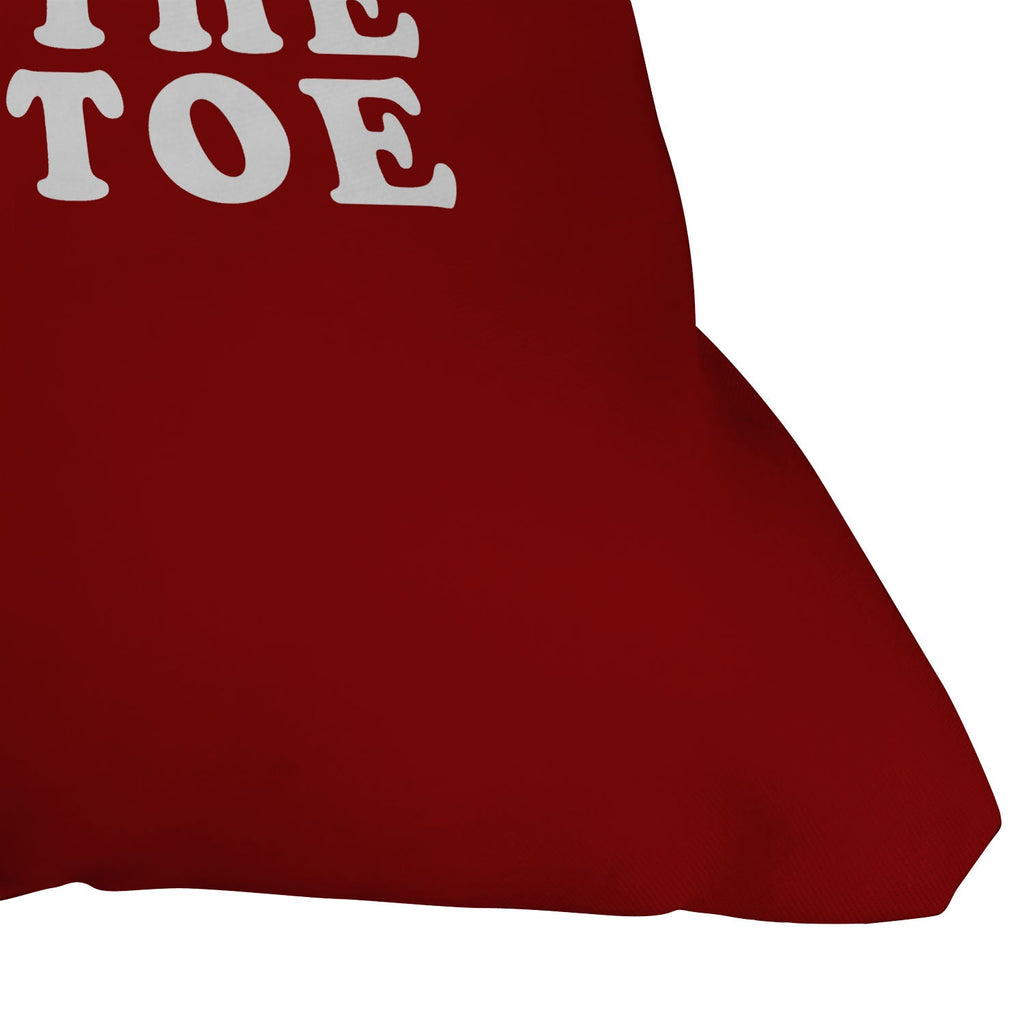Leah Flores Mistletoe Kiss Outdoor Throw Pillow