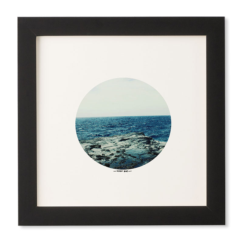 Leah Flores Ocean Blue Framed Wall Art