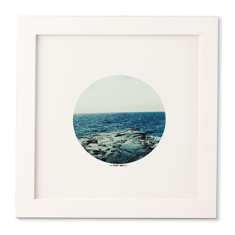 Leah Flores Ocean Blue Framed Wall Art