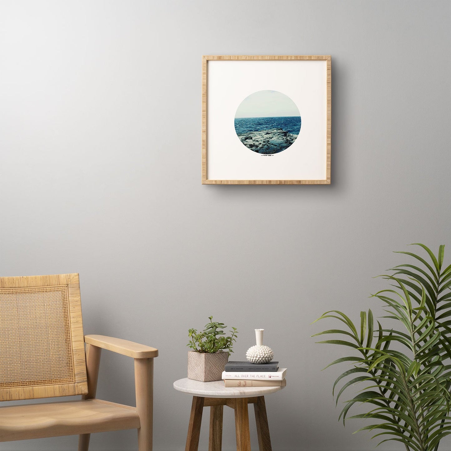 Leah Flores Ocean Blue Framed Wall Art