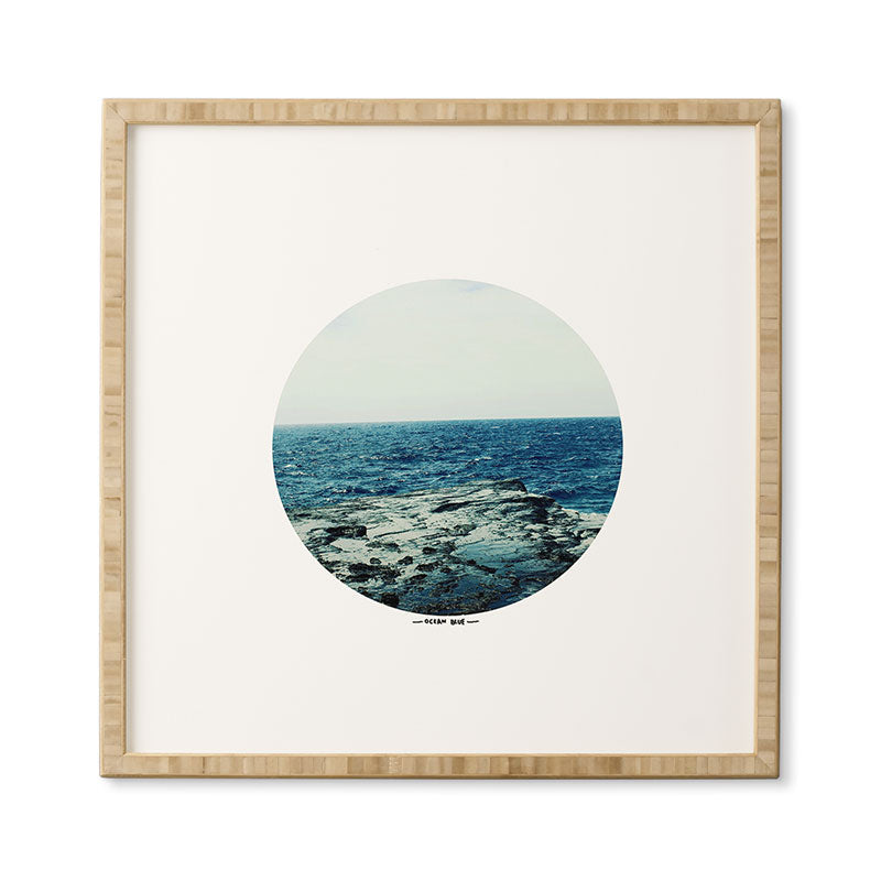 Leah Flores Ocean Blue Framed Wall Art