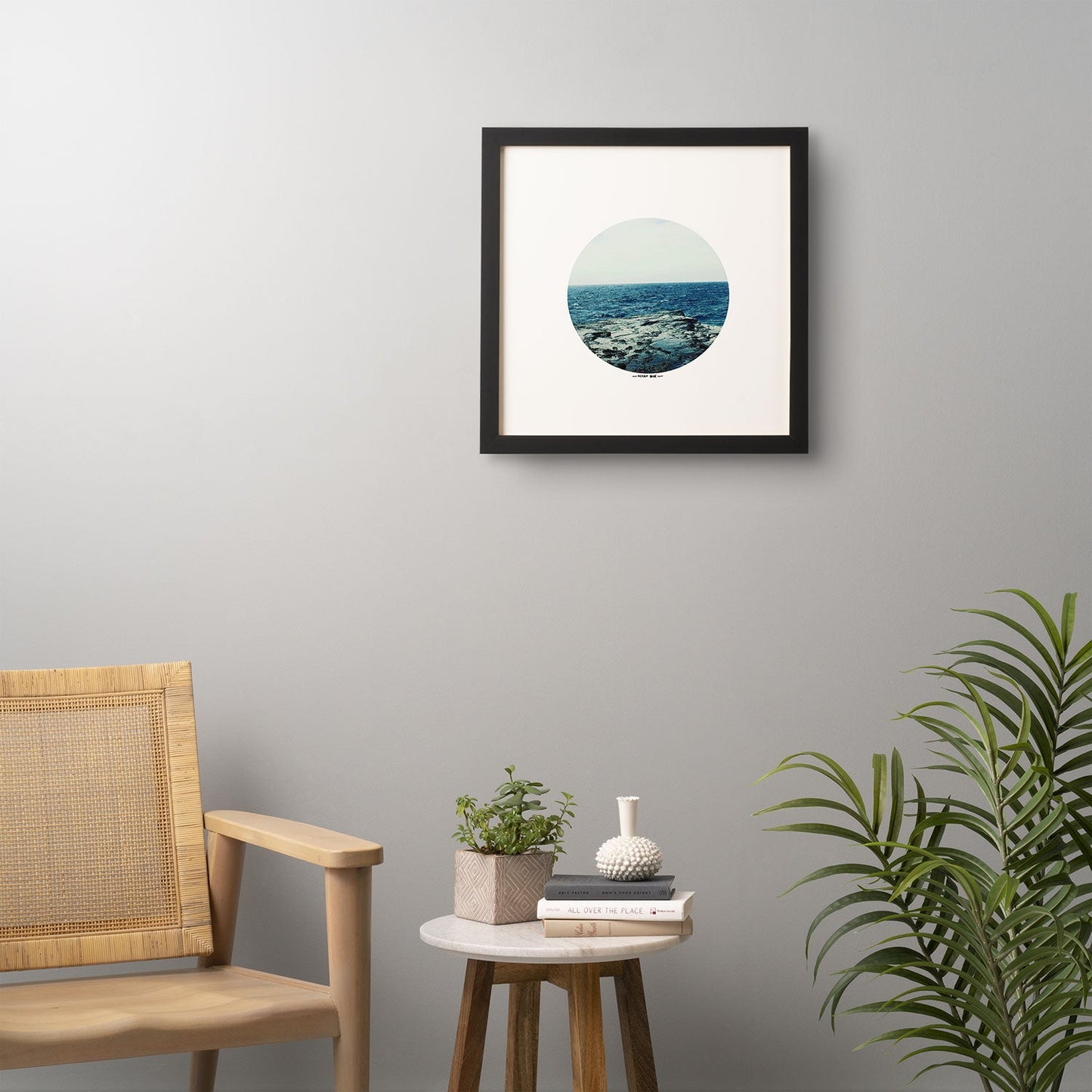 Leah Flores Ocean Blue Framed Wall Art