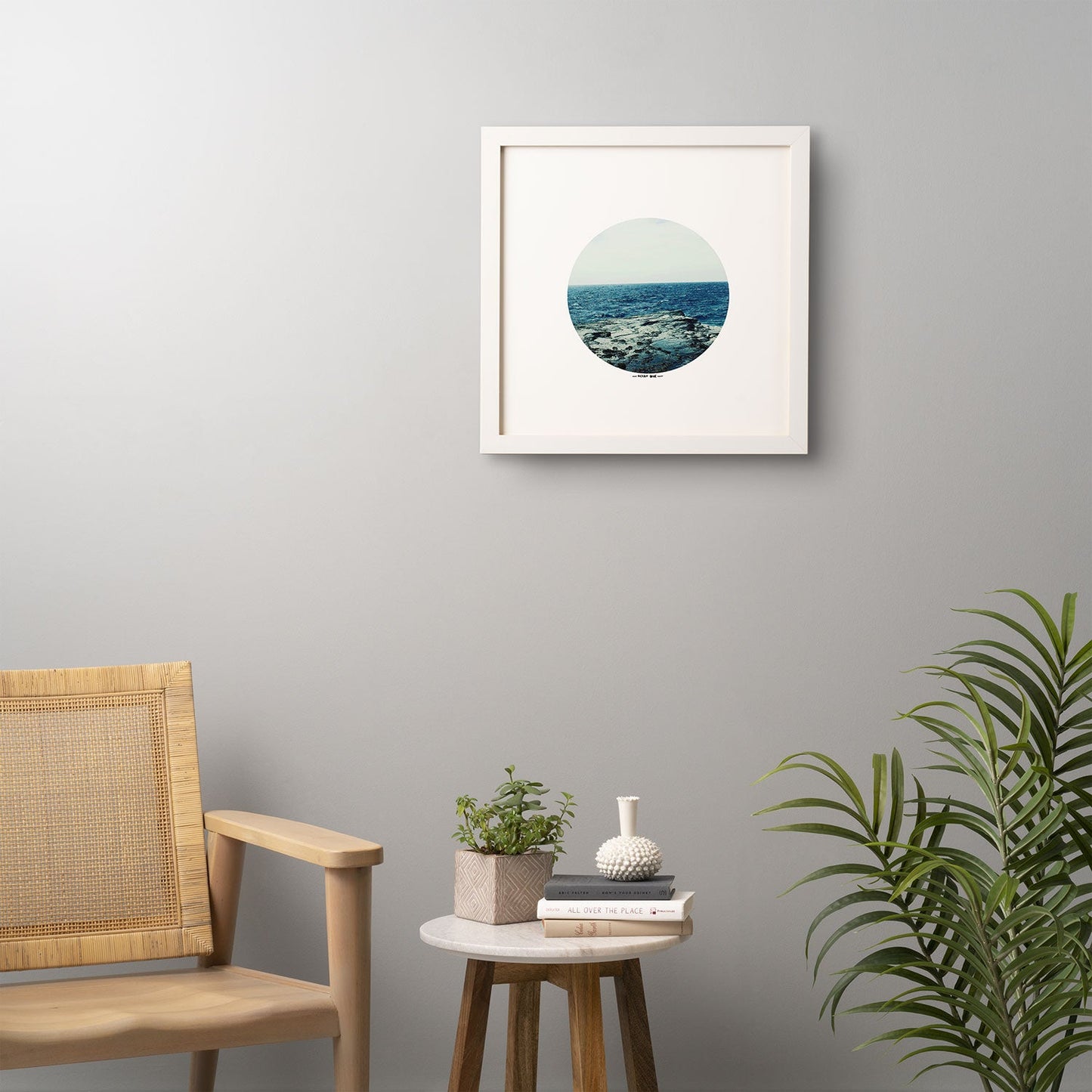 Leah Flores Ocean Blue Framed Wall Art