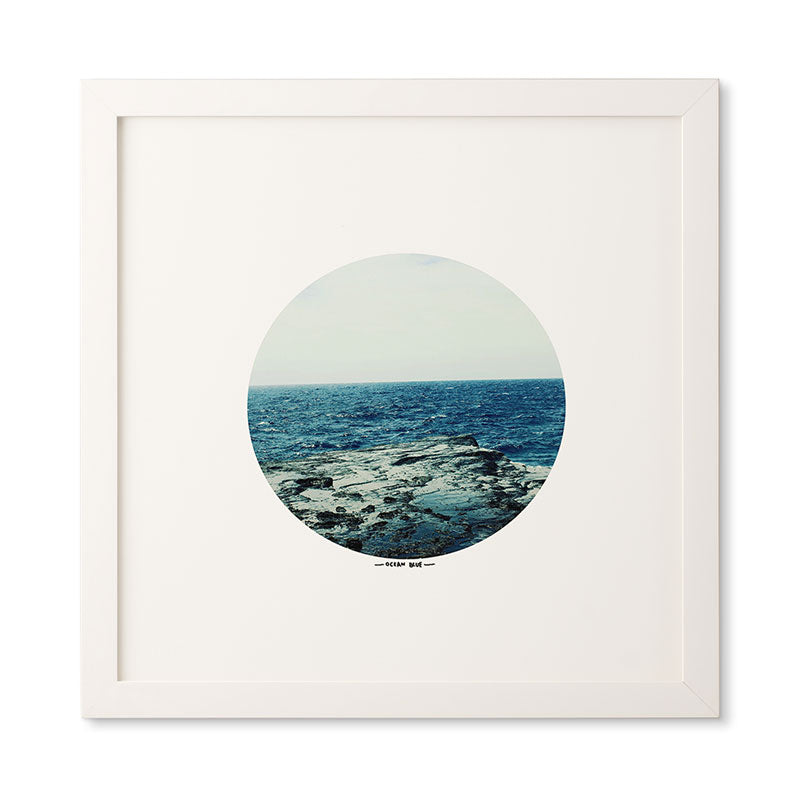 Leah Flores Ocean Blue Framed Wall Art