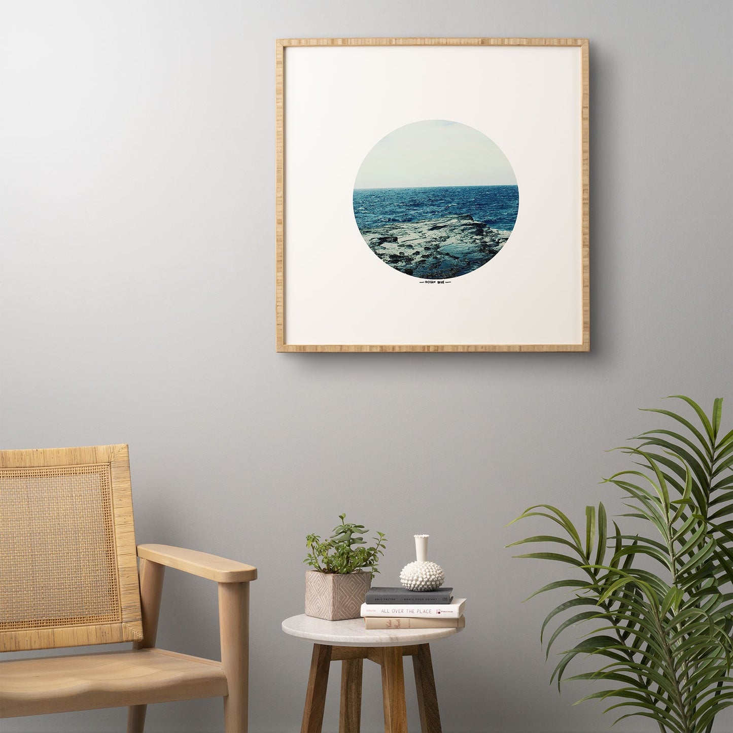 Leah Flores Ocean Blue Framed Wall Art