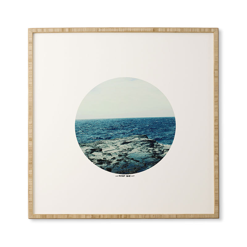 Leah Flores Ocean Blue Framed Wall Art