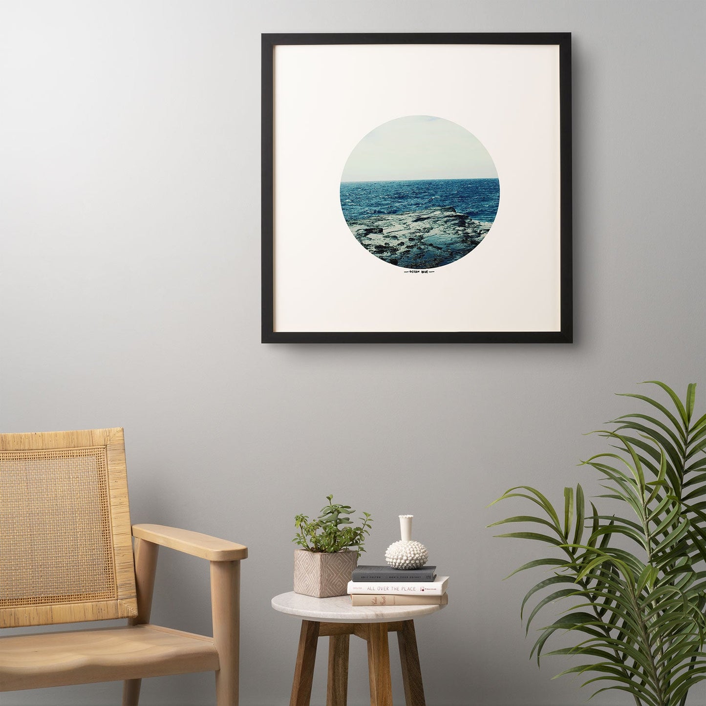 Leah Flores Ocean Blue Framed Wall Art