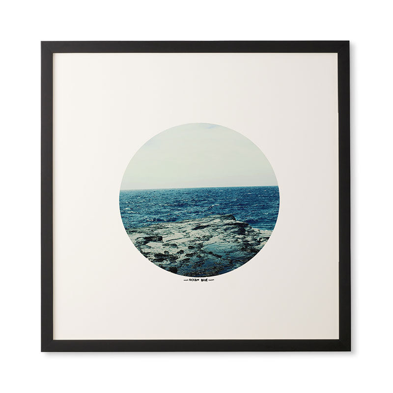 Leah Flores Ocean Blue Framed Wall Art