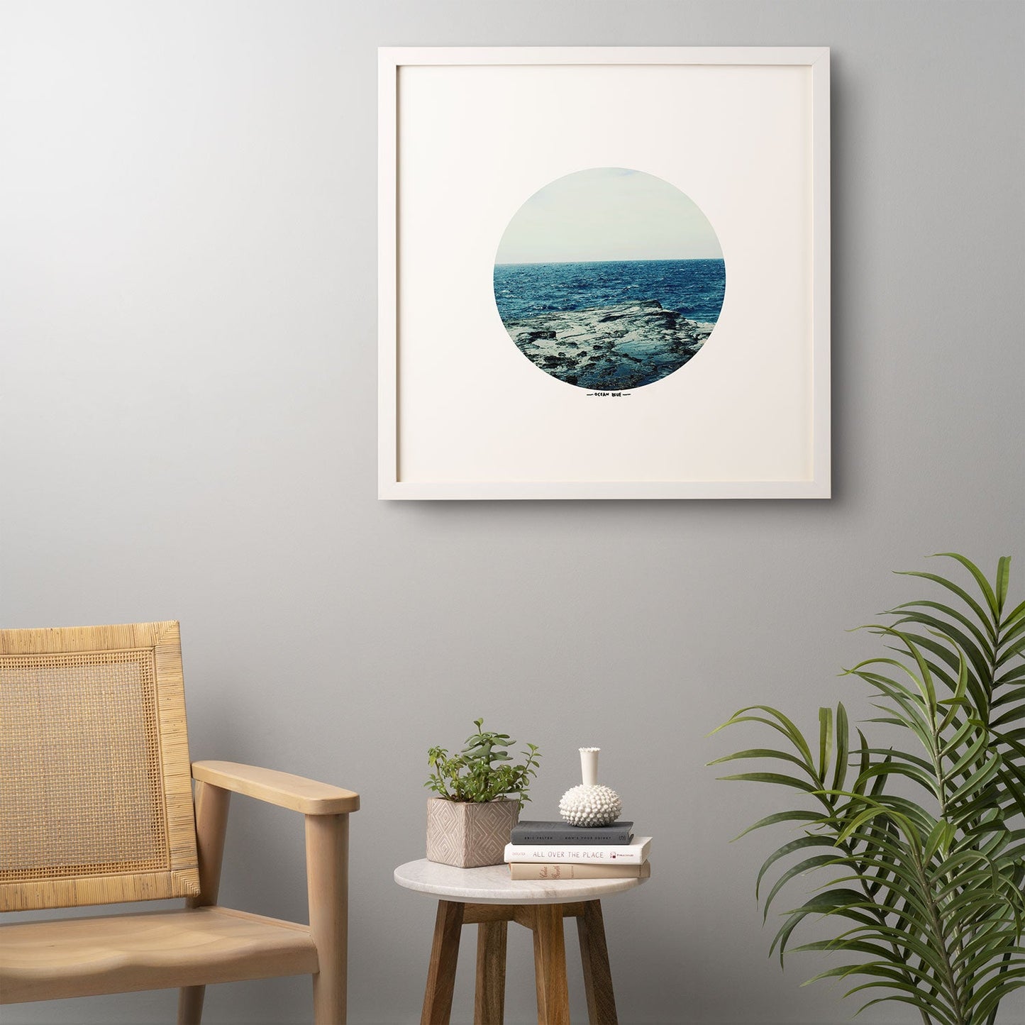 Leah Flores Ocean Blue Framed Wall Art