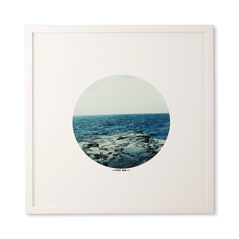 Leah Flores Ocean Blue Framed Wall Art