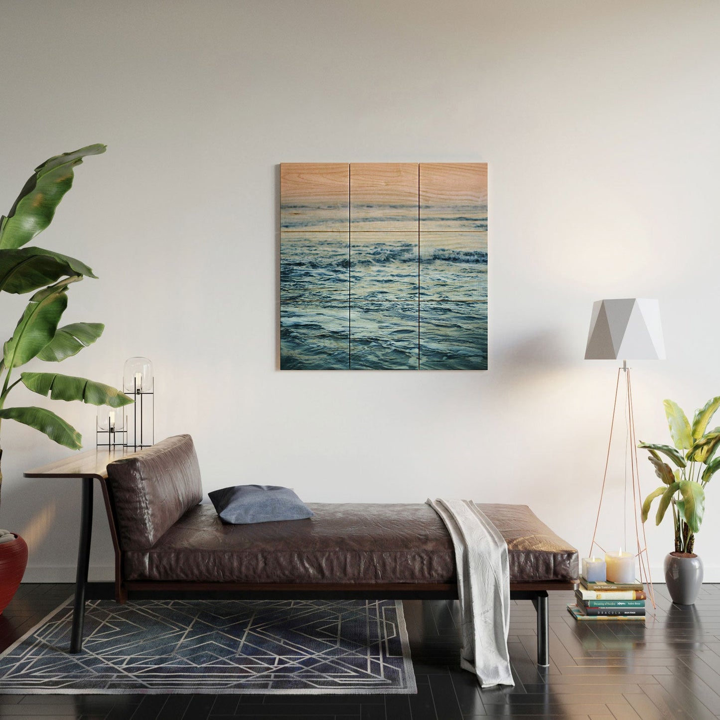 Leah Flores Pacific Ocean Waves Wood Wall Mural