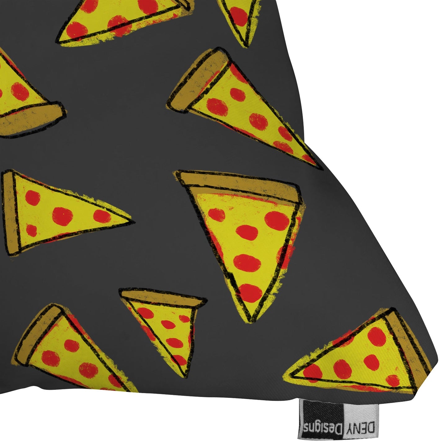 Leah Flores Pizza Party Throw Pillow