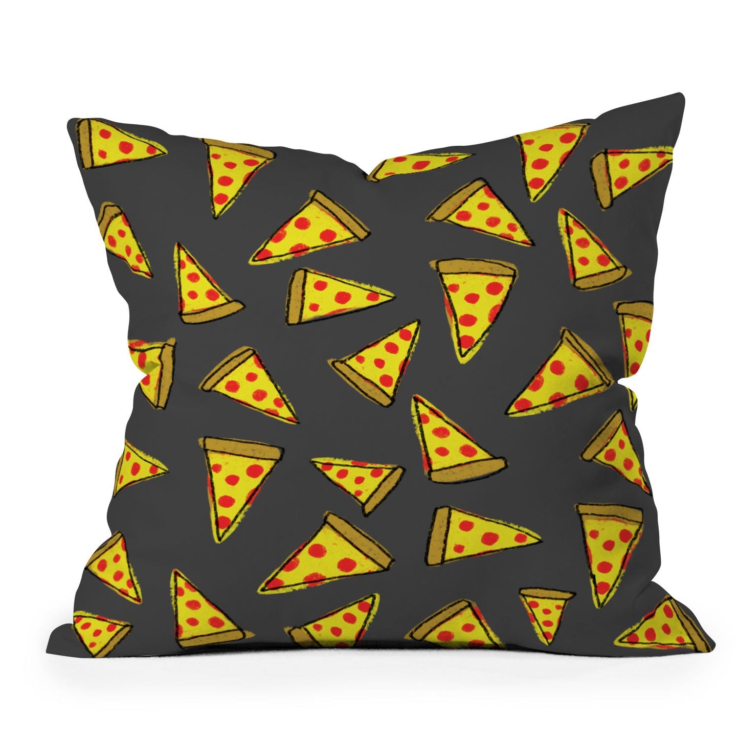 Leah Flores Pizza Party Throw Pillow