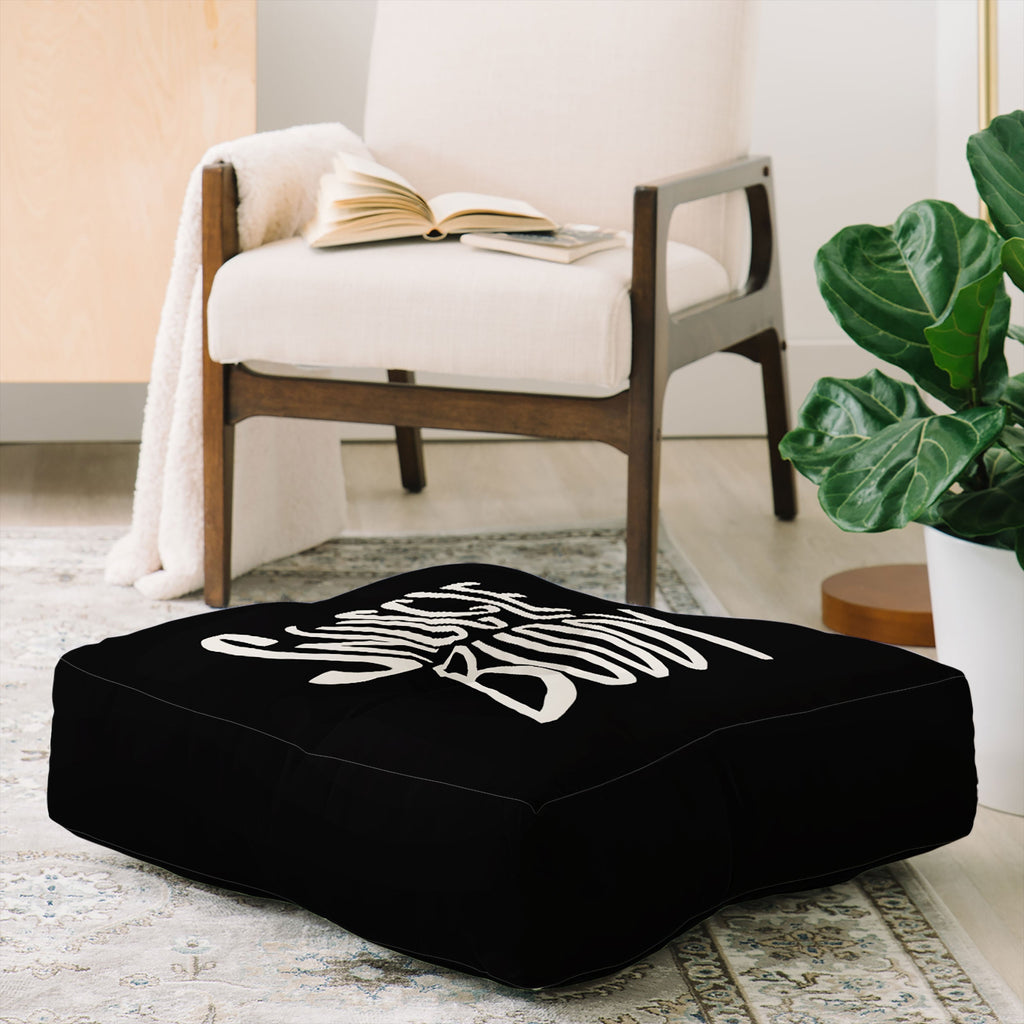 Leah Flores Snuggle Buddy II Floor Pillow Square