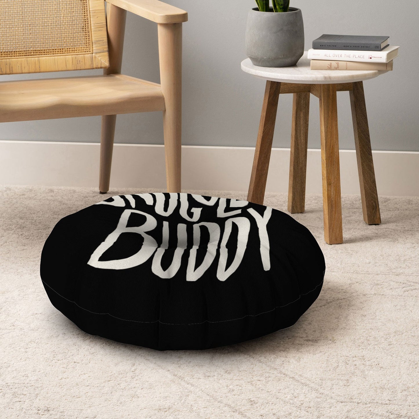 Leah Flores Snuggle Buddy II Floor Pillow Round