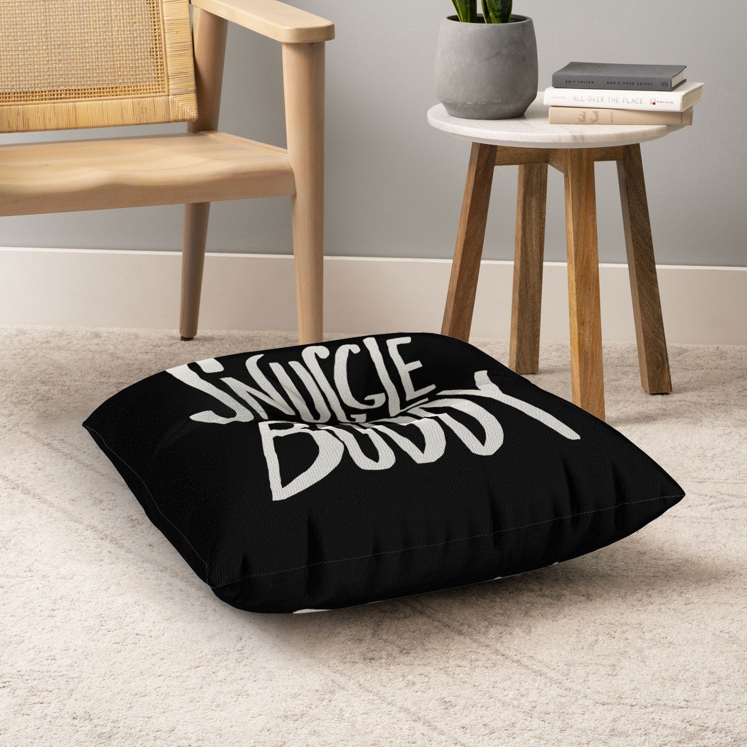 Leah Flores Snuggle Buddy II Floor Pillow Square