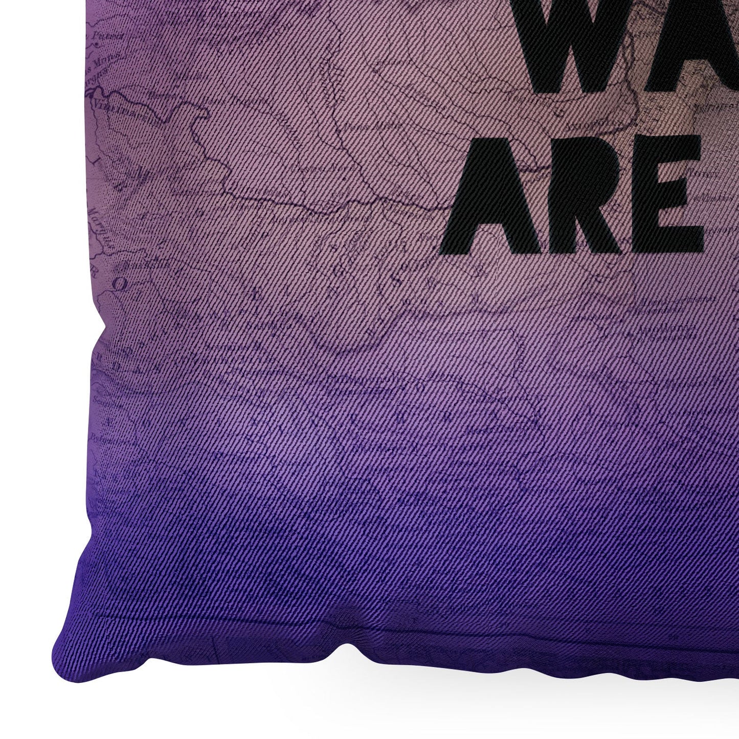 Leah Flores Those Who Wander Floor Pillow Square