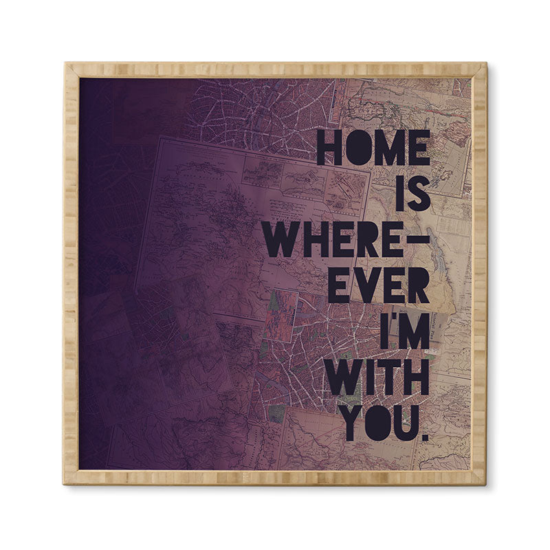 Leah Flores With You Framed Wall Art
