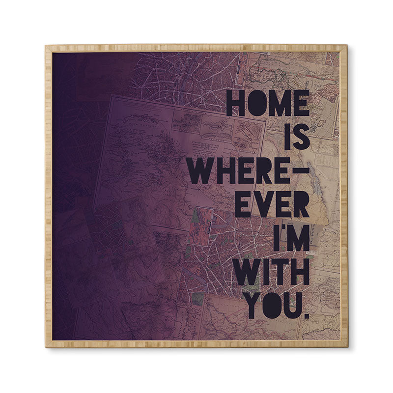 Leah Flores With You Framed Wall Art