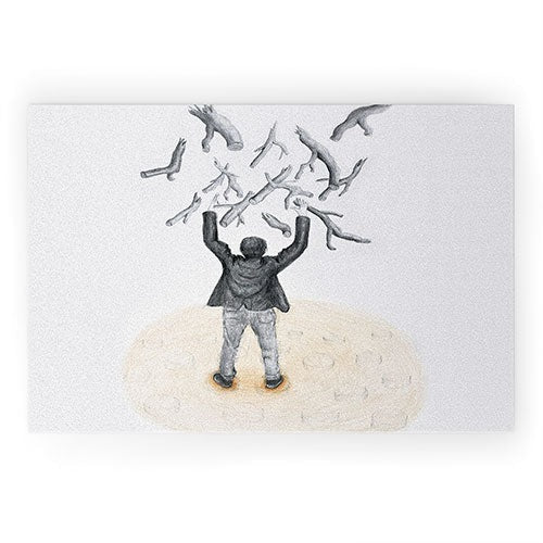 Coco de Paris Wood in the sky Welcome Mat