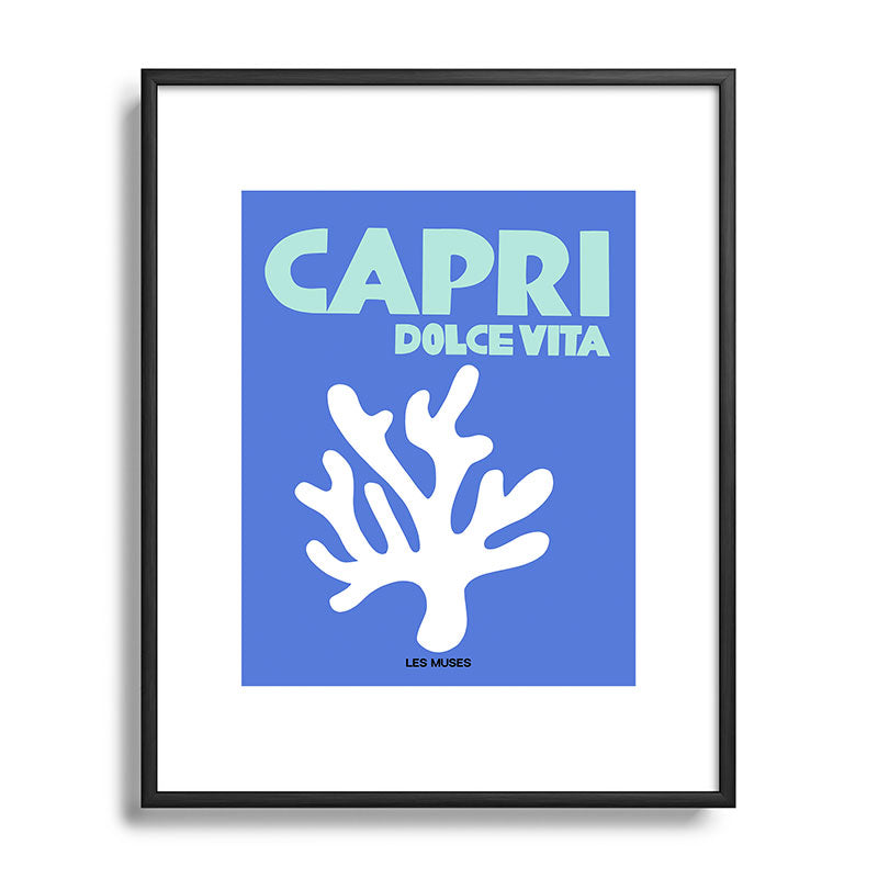 les muses capri dolce vita Metal Framed Art Print